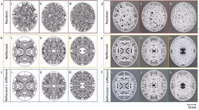 Bản thiết kế (trái) và kết cấu 3D được nhóm in thành công. Ảnh: NNC.