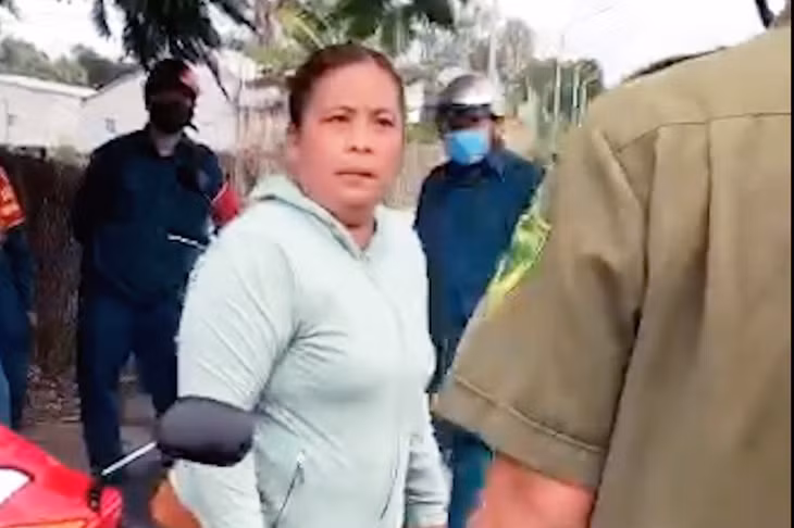 Bà Trần Thị Tuyền. Ảnh: Nghiêm Túc Bắt giam người phụ nữ đánh công an khi chồng bị lập biên bản vi phạm