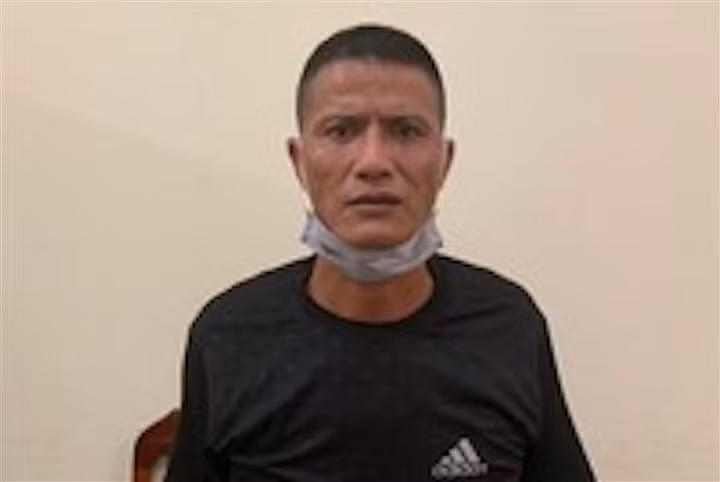 Trần Văn Thịnh tại cơ quan công an