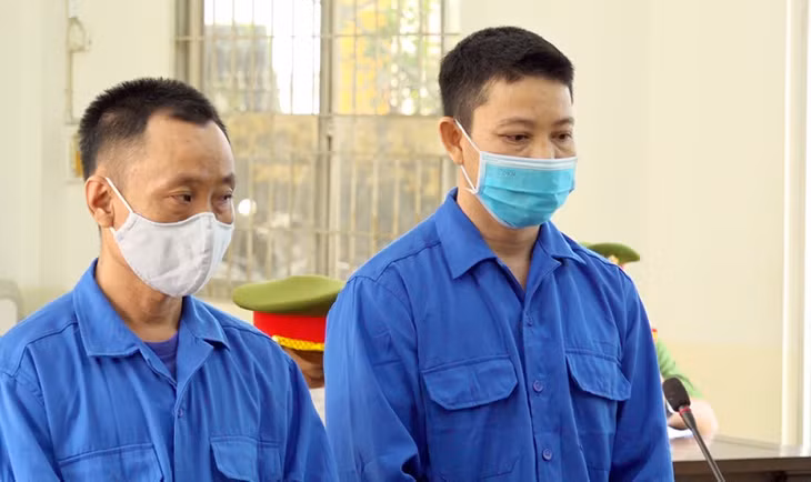 2 bị cáo Tèo và Rồng.