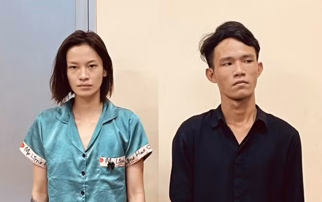 Nguyên và Tuấn bị tạm giữ về hành vi cướp tài sản. Ảnh: Công an cung cấp.