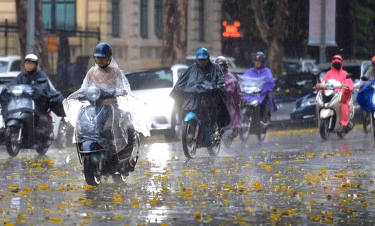Khu vực Hà Nội ngày có mưa, mưa rào và có nơi có dông, đêm chuyển rét đậm, rét hại. (Ảnh minh họa)