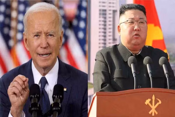 Tổng thống Mỹ Joe Biden (trái) và nhà lãnh đạo Triều Tiên Kim Jong Un. Ảnh: Reuters