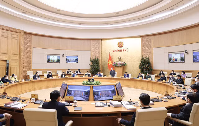 Thủ tướng yêu cầu, các cơ quan trình dự án luật và đề nghị xây dựng luật cần phối hợp chặt chẽ với các cơ quan liên quan, các cơ quan thẩm định để tạo đồng thuận trước khi trình các cấp có thẩm quyền. Ảnh: VGP/Nhật Bắc