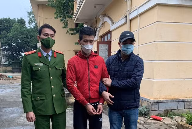 Đối tượng Lương Xuân Cương bị bắt khi đang lẩn trốn tại TP Hồ Chí Minh.