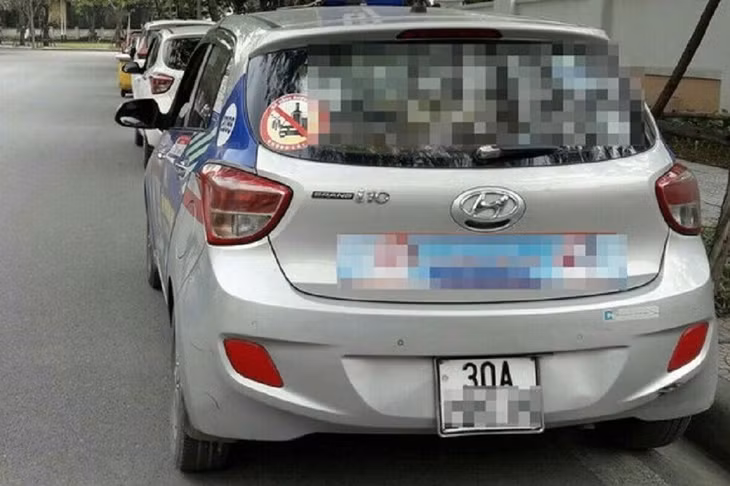 Chiếc xe taxi của anh N.K.H.