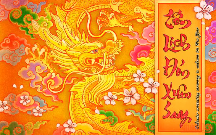 Trưng bày "Tiến lịch đón xuân sang" của Trung tâm Lưu trữ quốc gia I bản online.