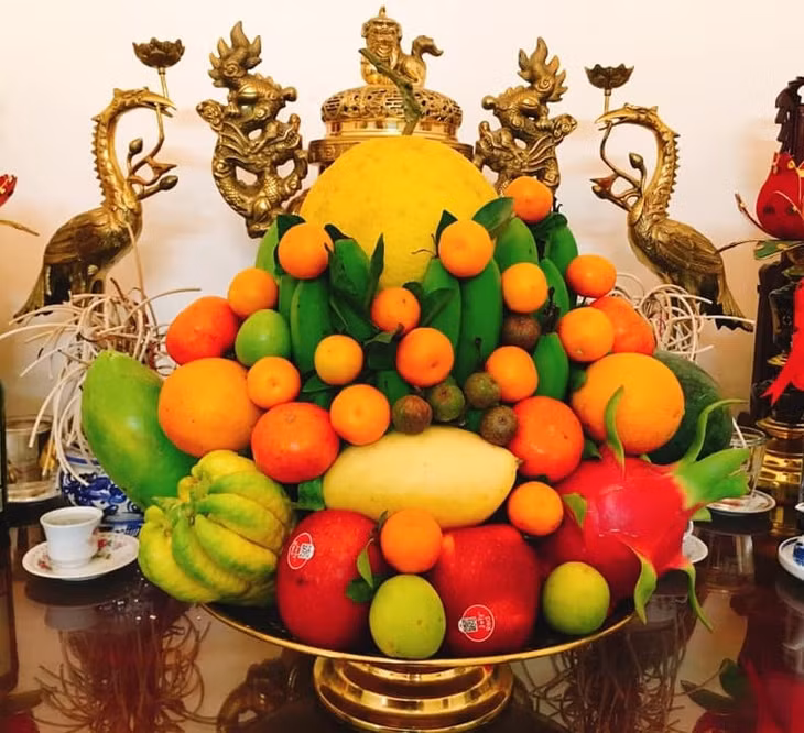 Mâm ngũ quả cho Tết Nhâm Dần hợp phong thủy, cả năm no đủ
