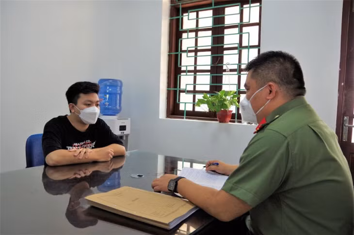 Đối tượng Nguyễn Tất Thành tại cơ quan Công an