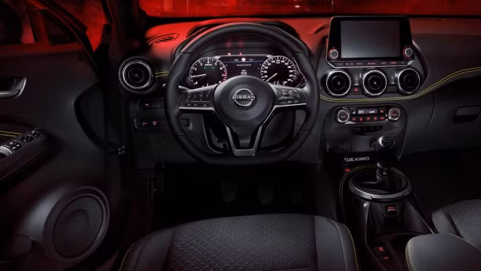 Cận cảnh khoang cabin trên Nissan Juke 2022 bản đặc biệt