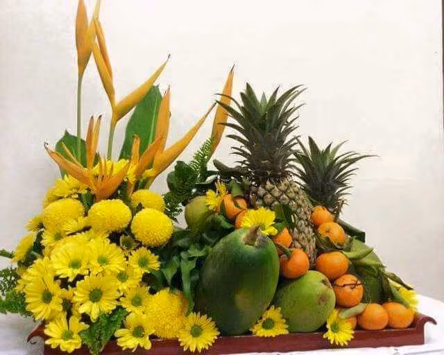 Mâm ngũ quả của miền Nam.