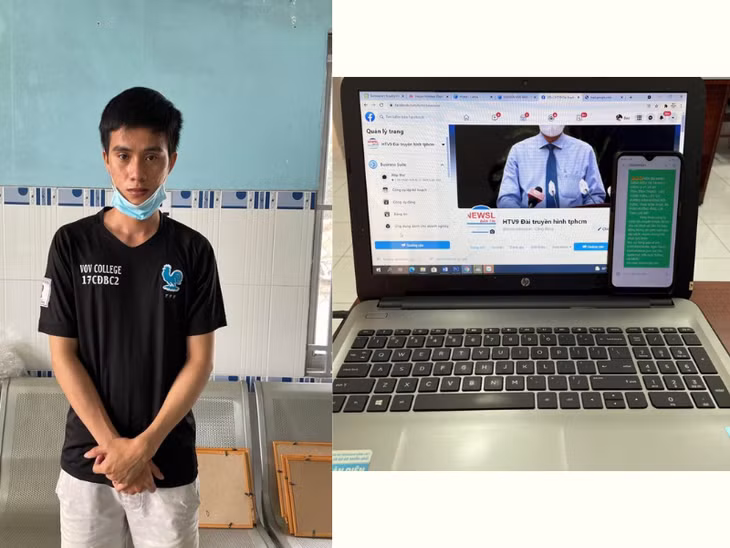 Đối tượng Nguyễn Văn Bảo cùng tang vật bị cơ quan Công an thu giữ được.