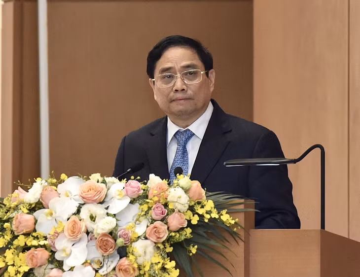 Thủ tướng Chính phủ Phạm Minh Chính phát biểu khai mạc Hội nghị.
