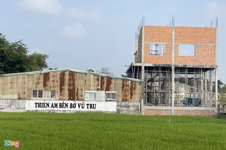 Tịnh thất Bồng Lai tại huyện Đức Hòa, tỉnh Long An. Ảnh: An Huy.