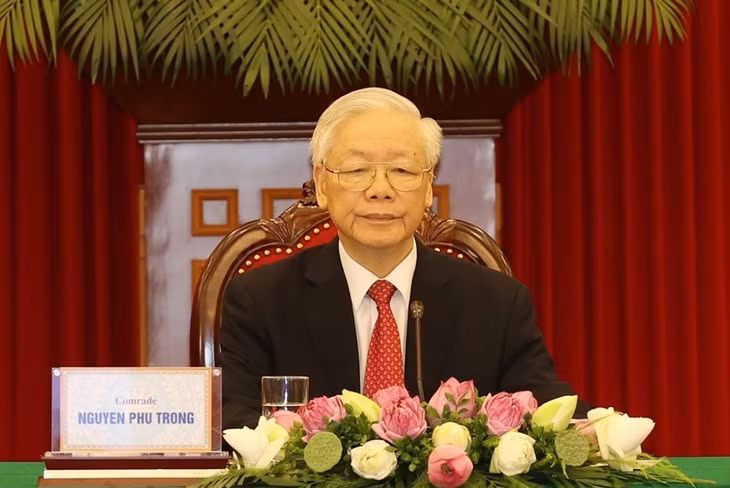 Tổng Bí thư Nguyễn Phú Trọng: Nhiệm vụ cấp bách hiện nay của các quốc gia, chính đảng và tổ chức chính trị-xã hội là nhằm bảo vệ hạnh phúc của nhân dân, sớm đẩy lùi đại dịch COVID-19, nhanh chóng phục hồi phát triển kinh tế, bảo đảm an sinh xã hội. Tổng Bí thư Nguyễn Phú Trọng: Nhiệm vụ cấp bách hiện nay của các quốc gia, chính đảng và tổ chức chính trị-xã hội là nhằm bảo vệ hạnh phúc của nhân dân, sớm đẩy lùi đại dịch COVID-19, nhanh chóng phục hồi phát triển kinh tế, bảo đảm an sinh xã hội.