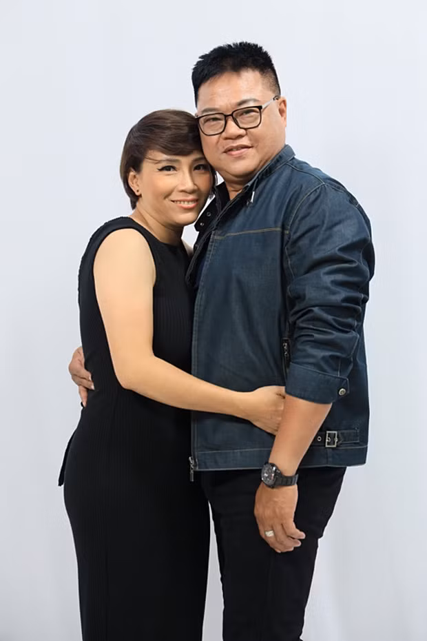 Vợ chồng Phi Hải và Hương Giang.