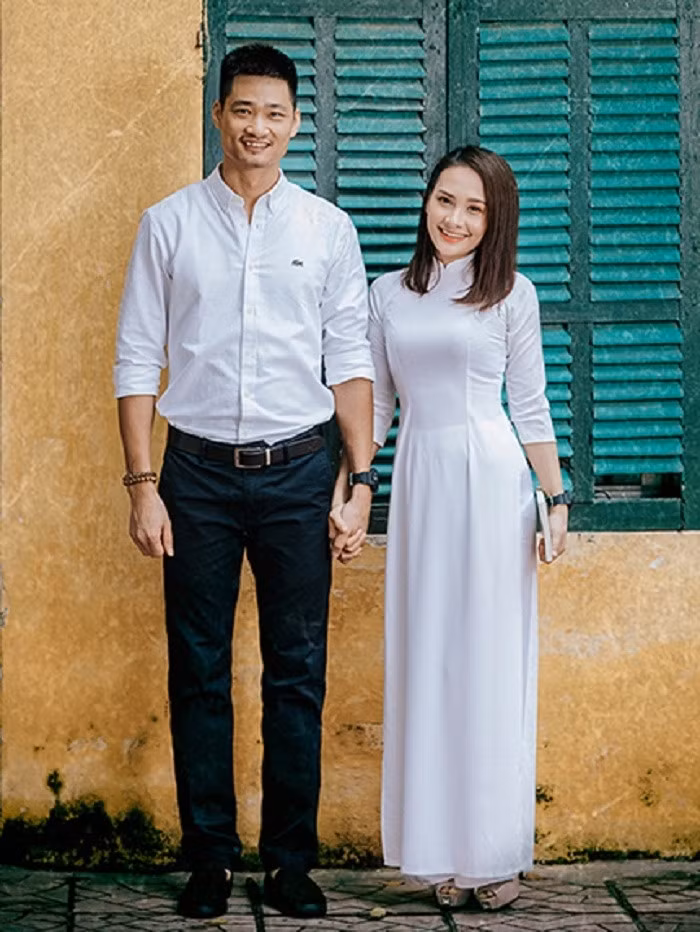 Bảo Thanh và chồng kết hôn từ khi cô còn là sinh viên của Trường Đại học Sân khấu Điện ảnh Hà Nội.