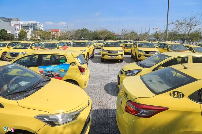 Nhiều doanh nghiệp vận tải phải dừng hoạt động, cho xe nằm bãi, lái xe nhiều người phải nghỉ việc không lương. (Ảnh: Phạm Trường)