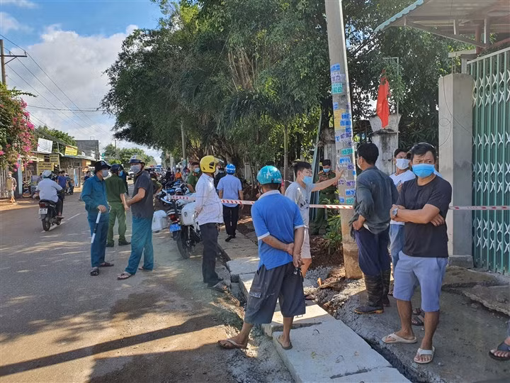 Hiện trường xảy ra án mạng.