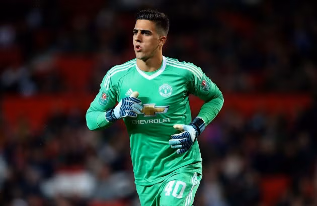 Pereira trong màu áo Man Utd.