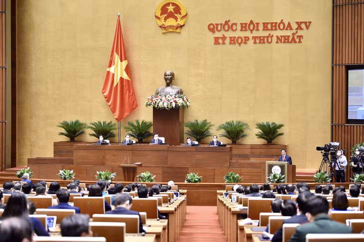 Thủ tướng Phạm Minh Chính phát biểu sau khi tuyên thệ nhậm chức - Ảnh: VGP/Nhật Bắc Thủ tướng Phạm Minh Chính phát biểu sau khi tuyên thệ nhậm chức - Ảnh: VGP/Nhật Bắc