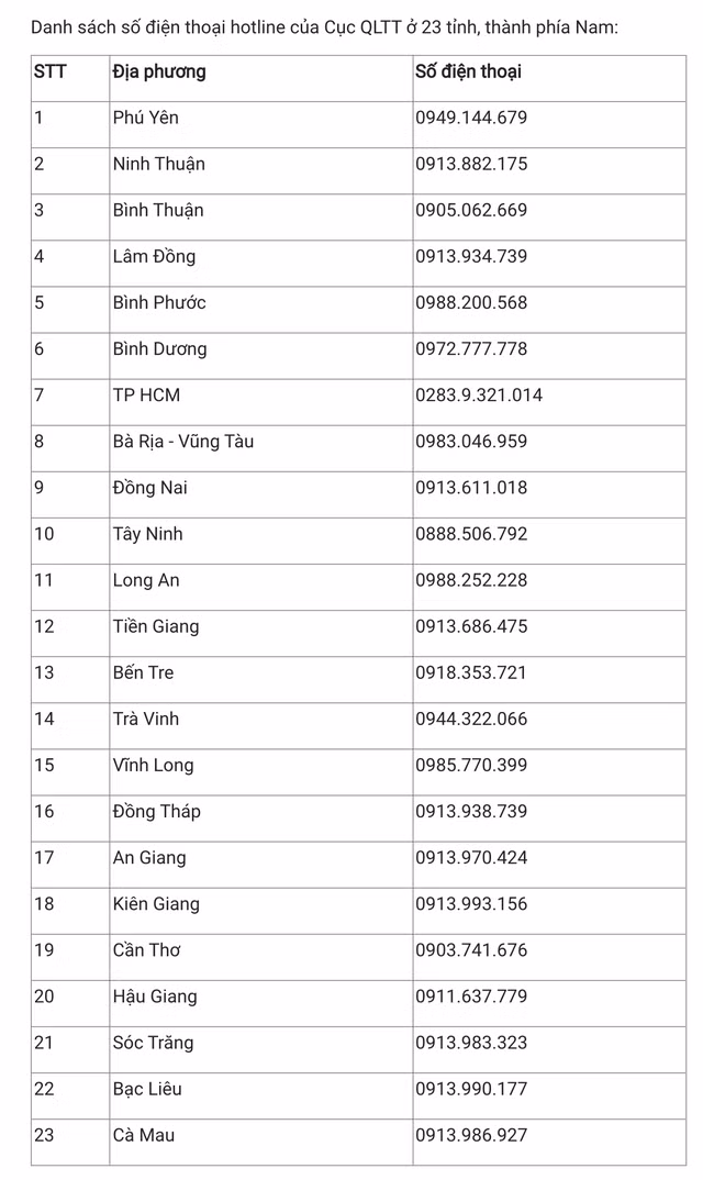 23 số hotline tiếp nhận tố giác tăng giá - Ảnh 2.