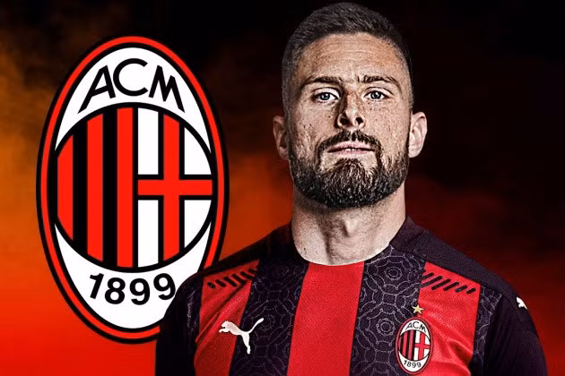 Giroud sắp chuyển sang thi đấu cho Milan.