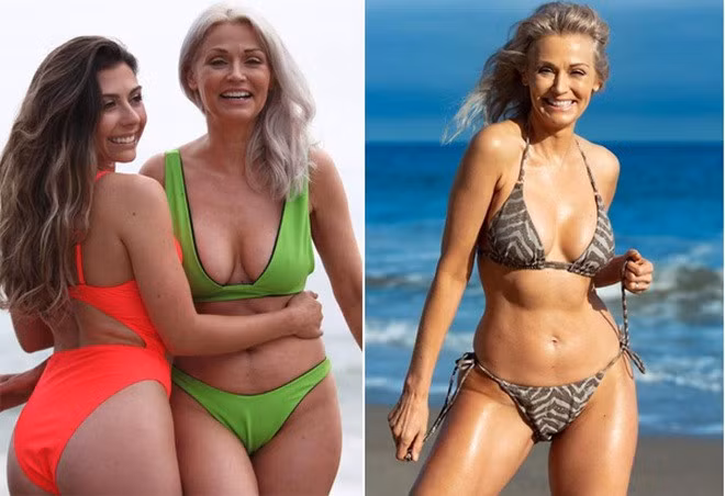 Kathy Jacob là mẹ của một cô con gái năm nay 24 tuổi (người mặc áo tắm màu hồng). Jacobs chia sẻ với phóng viên tạp chí New York Post rằng: "Tôi đã gần 60 tuổi vào thời điểm này. Vì vậy, được xuất hiện trên tạp chí Sports Illustrated, đại diện cho những phụ nữ ở độ tuổi của tôi là cảm giác tuyệt vời nhất trên thế giới. Khi tôi lần đầu trình diễn cho Sports Illustrated, điều quan trọng nhất trong tâm trí tôi là thể hiện lòng biết ơn".