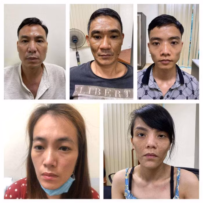 Ổ nhóm ma tuý tàng trữ nhiều súng đạn vừa bị Công an quận Hà Đông triệt phá. Ảnh CACC