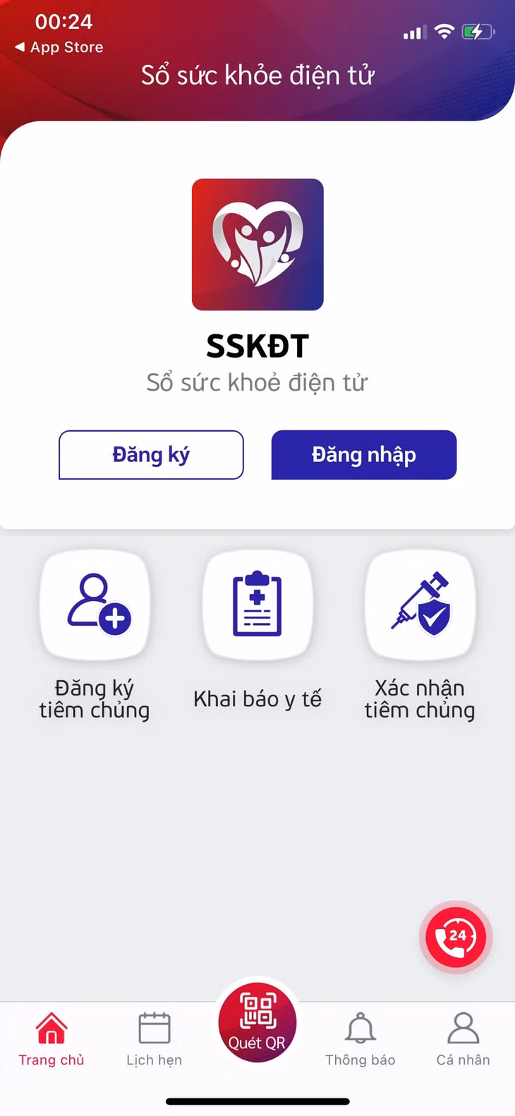 Hướng dẫn cài đặt, đăng nhập ứng dụng Sổ sức khỏe điện tử ảnh 3