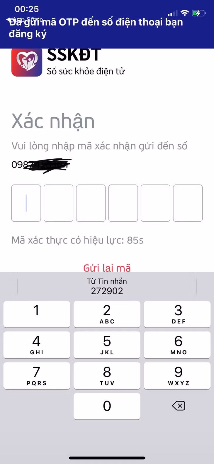 Hướng dẫn cài đặt, đăng nhập ứng dụng Sổ sức khỏe điện tử ảnh 5