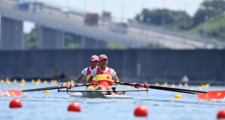 Rowing Viet Nam khong the vao nhom tranh huy chuong Olympic anh 1