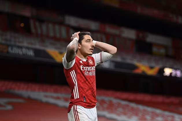 Bellerin trong màu áo Arsenal.