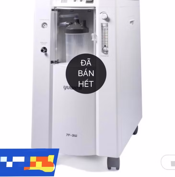Do nhu cầu tăng cao nên nhiều trang web bán hàng cũng đã thông báo hết hàng đối với một số loại máy tạo oxy. Ảnh chụp màn hình
