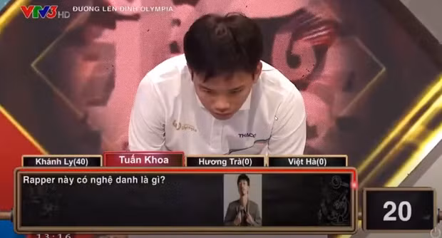 Trở thành câu hỏi trong Đường lên đỉnh Olympia và phản ứng của Đen vâu - Ảnh 1.