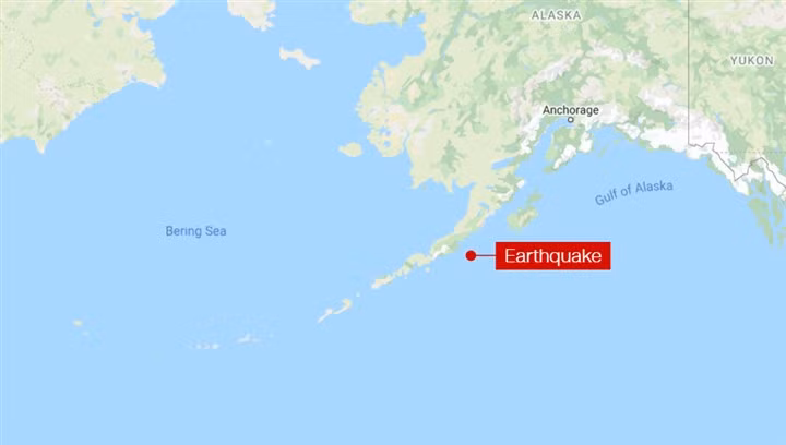Vị trí trận động đất. (Nguồn: CNN)