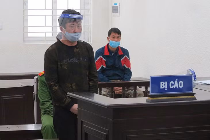 Bị cáo Minh tại phiên toà.