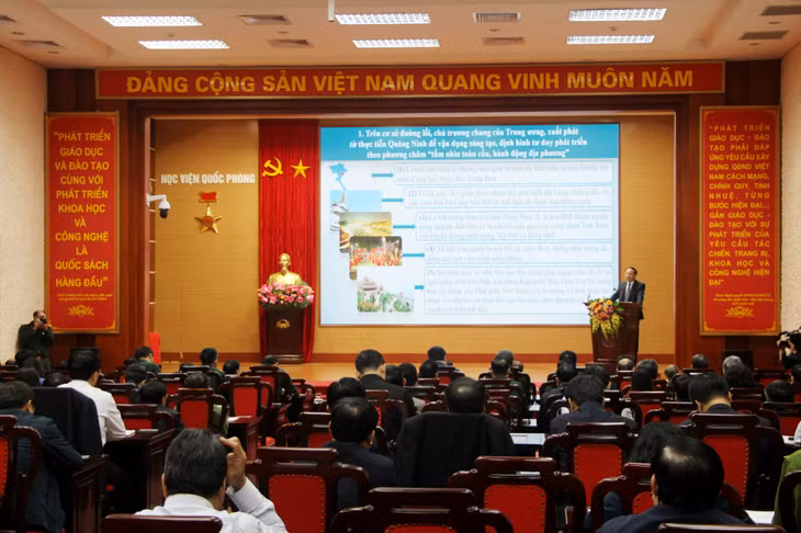 Quang cảnh buổi tọa đàm.