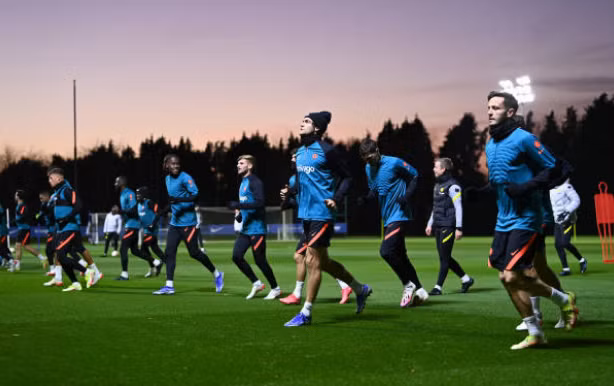 Chelsea tập luyện tại Cobham hướng đến trận gặp Juventus.