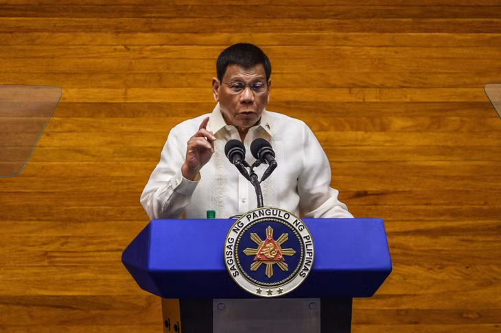Tổng thống Philippines Rodrigo R. Duterte. Ảnh: AFP/TTXVN