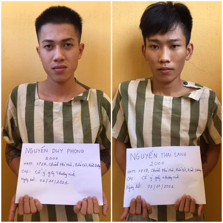 Hai đối tượng Phong và Sang.