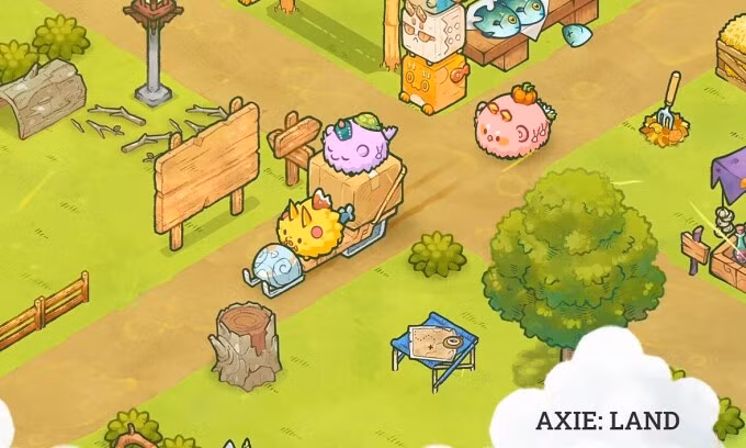 Nhân vật trong metaverse của Axie Infinity.