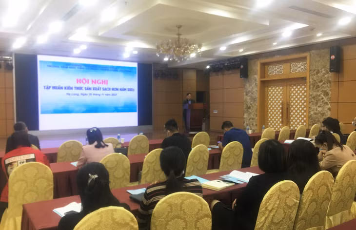 Quang cảng buổi tập huấn.