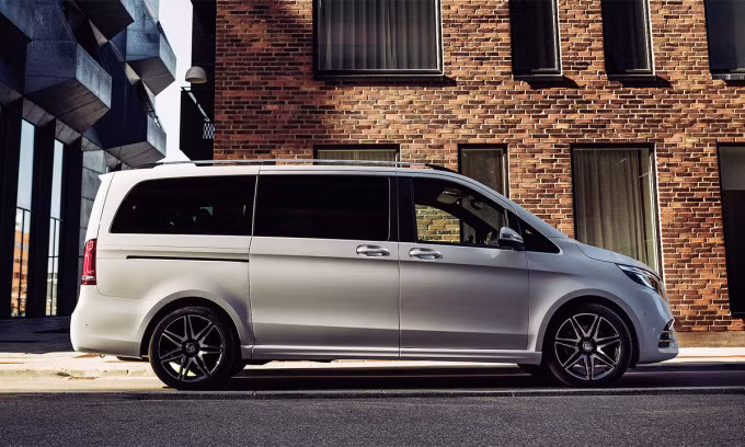 Mẫu MPV hạng sang V-class mới. Ảnh: Mercedes