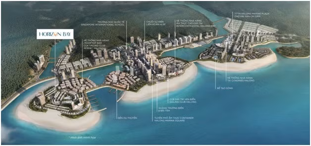 Dự án Horizon Bay trong quần thể khu đô thị du lịch Halong Marina.