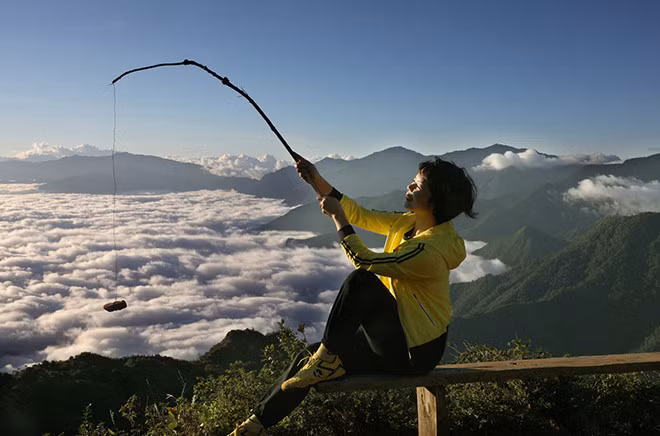 “Dòng sông” mây hay “dòng sông sữa” tôn Tà Chì Nhù lên bậc nhất của những thiên đường “săn mây, bắt gió”.