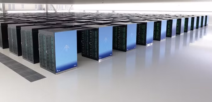 Siêu máy tính Fugaku. Ảnh: Hpcwire