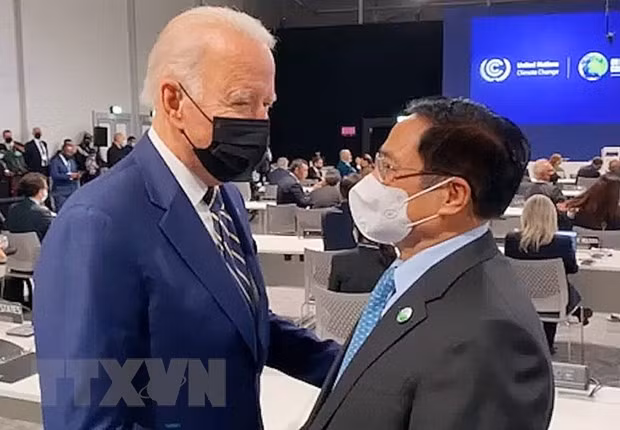 Thu tuong Pham Minh Chinh du le khai mac Hoi nghi Thuong dinh Khi hau hinh anh 1