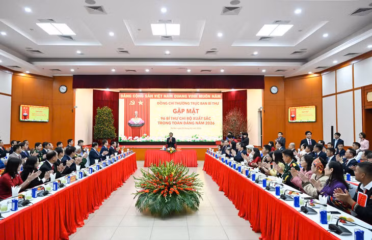 Quang cảnh cuộc gặp mặt.( Ảnh: DUY LINH)