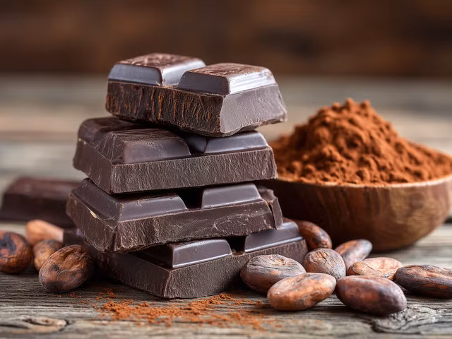 Sô cô la đen giàu chất chống oxy hóa flavanols giúp làm chậm quá trình lão hóa da.